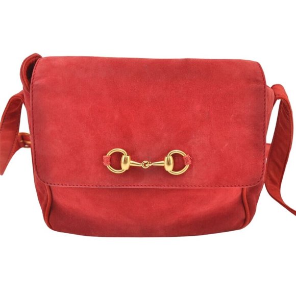 Gucci 1955 Horse-bit red leather & suede cross body - Picture 2 of 16